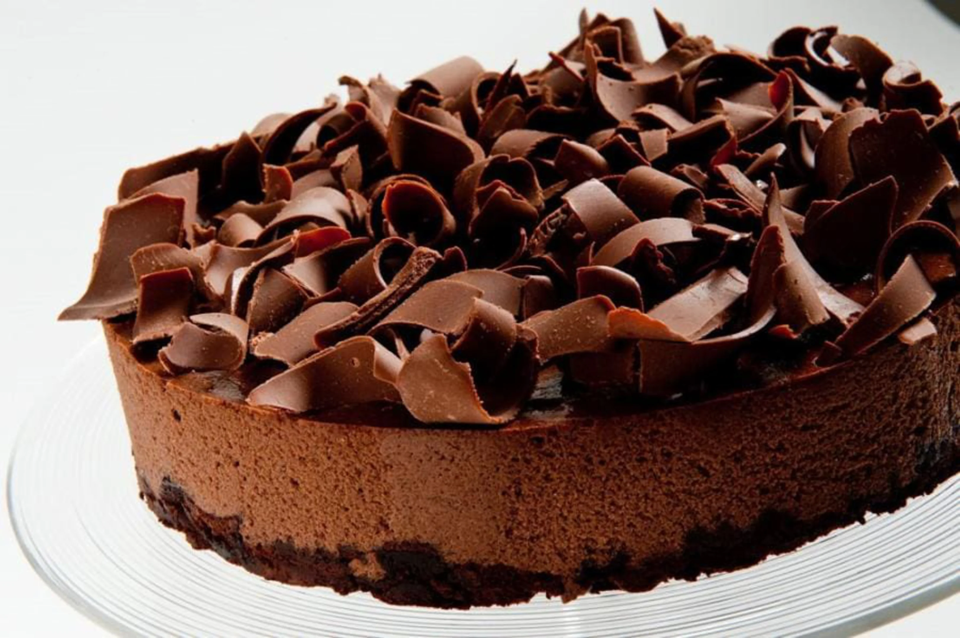 Torta mousse de chocolate - Fatia